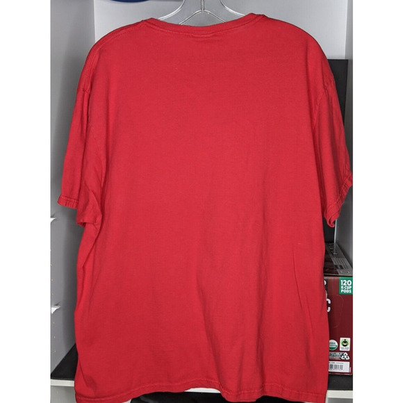 Western Red T-Shirt Women's 2XL Embroidered Cowgirl Boots Bright READ - Picture 2 of 6